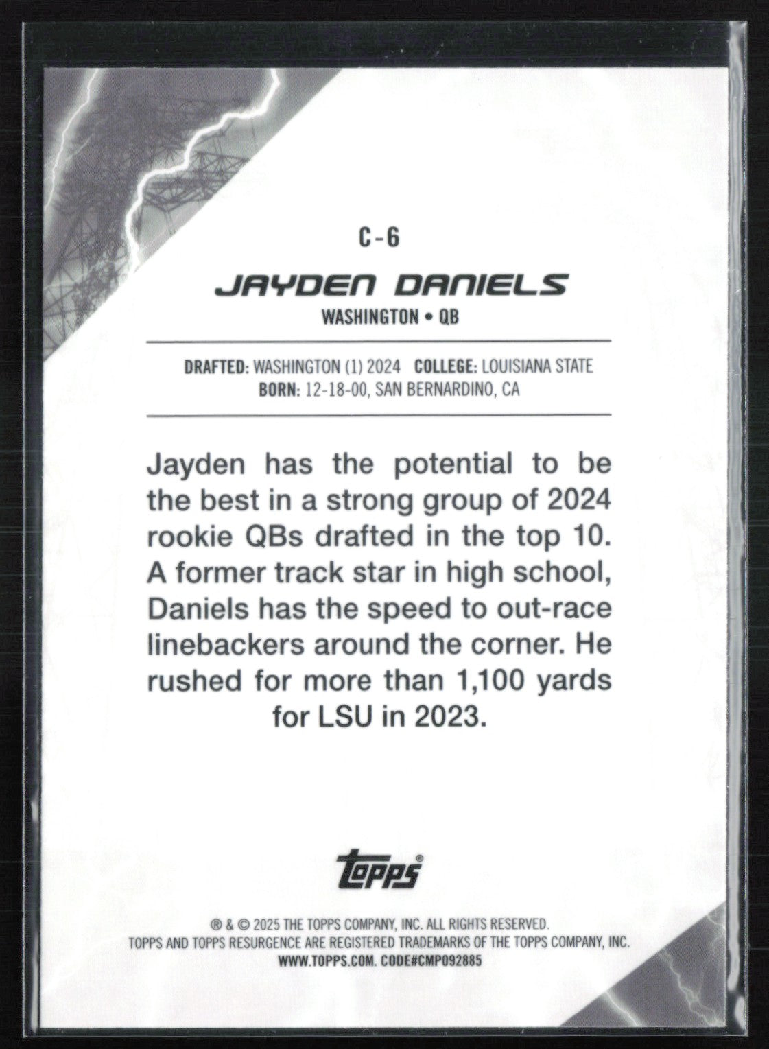 Jayden Daniels RC Conductors