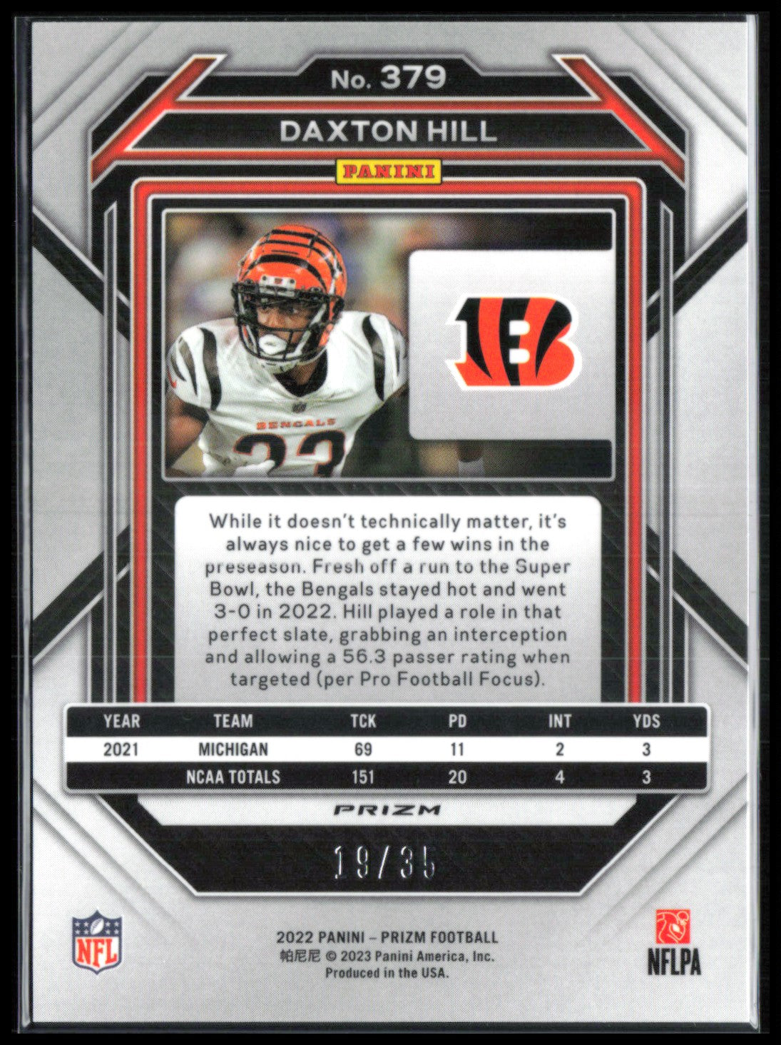 Daxton Hill RC Purple No Huddle /35