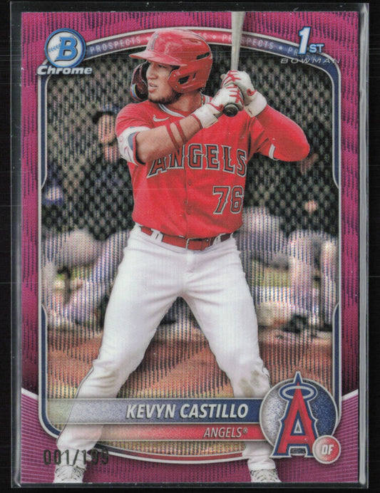 Kevyn Castillo 001/199 1st Bowman Fuchsia Wave