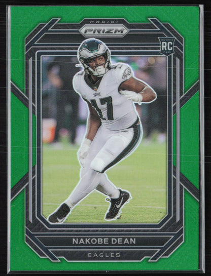 Nakobe Dean RC Green Prizm