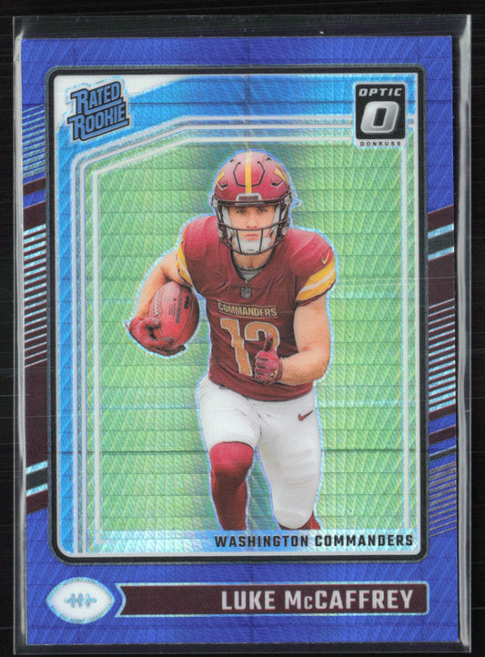Luke McCaffrey RC Blue Hyper