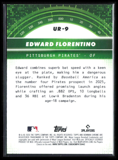 Edward Florentino Prospect