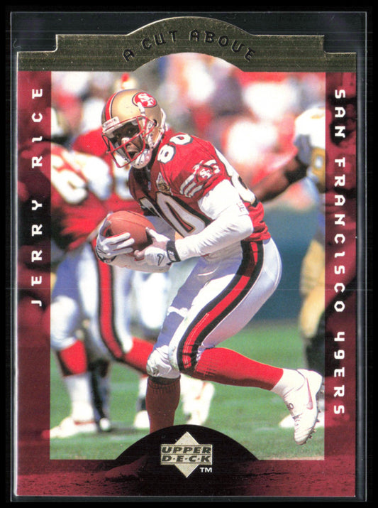 Jerry Rice A Cut Above Die-Cut