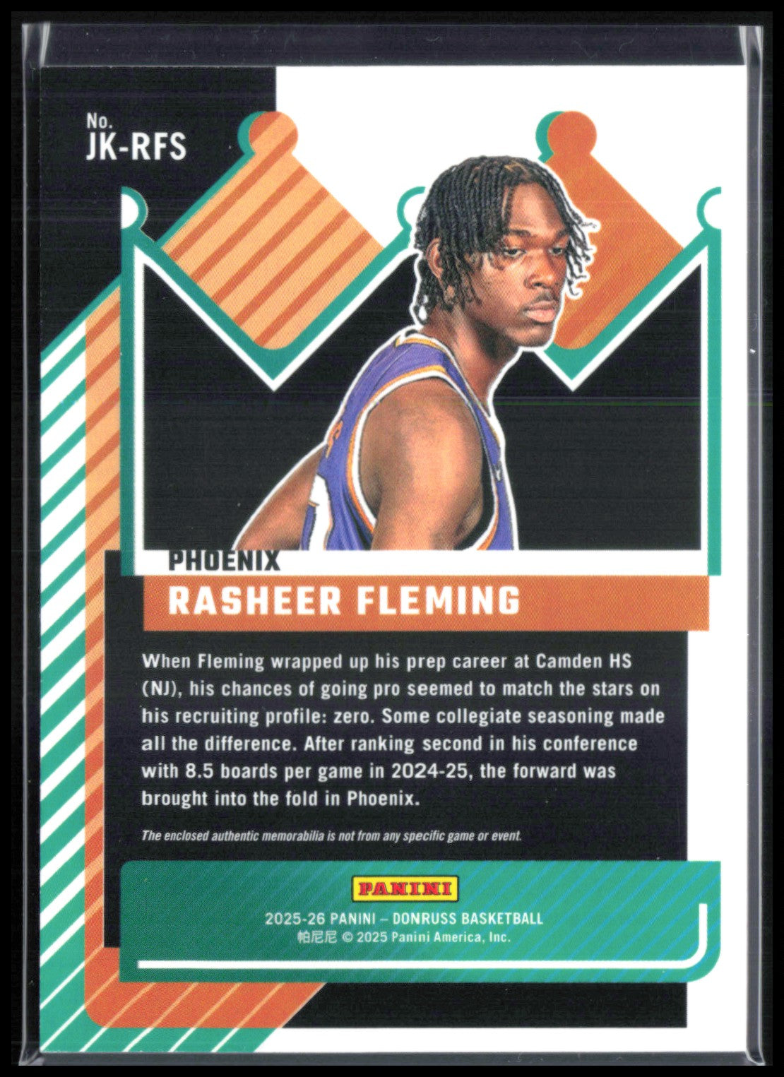 Rasheer Fleming RC Jersey Kings