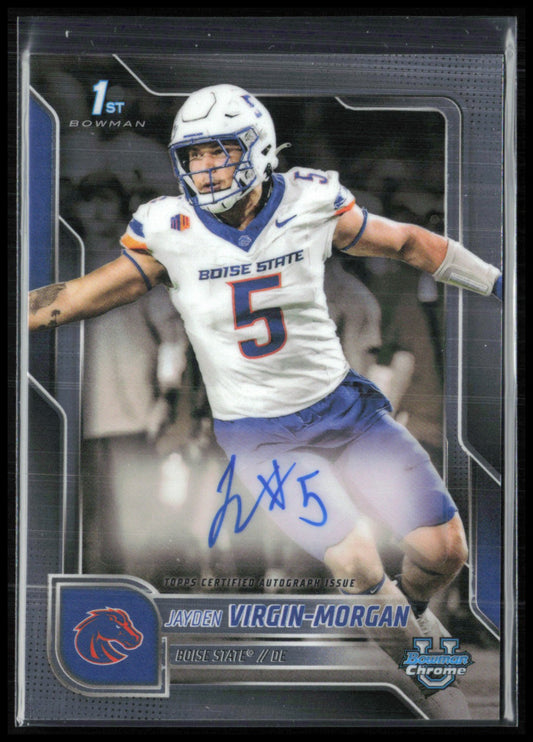 Jayden Virgin-Morgan 1st Bowman Auto