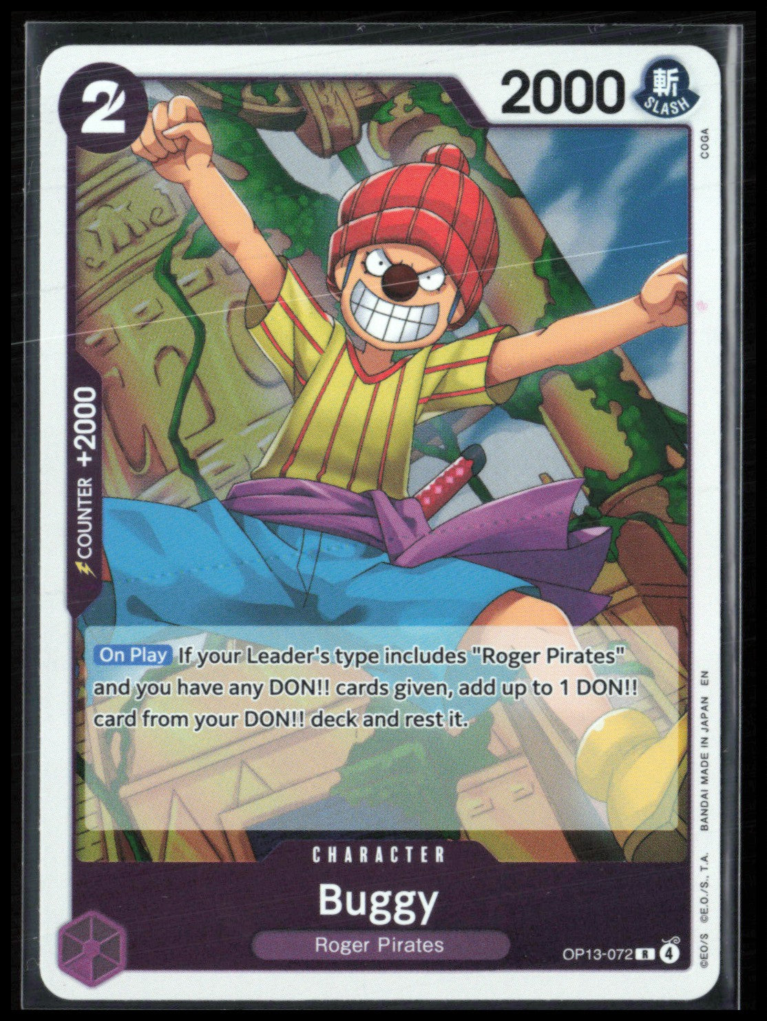 Buggy Rare Holo (One Piece)