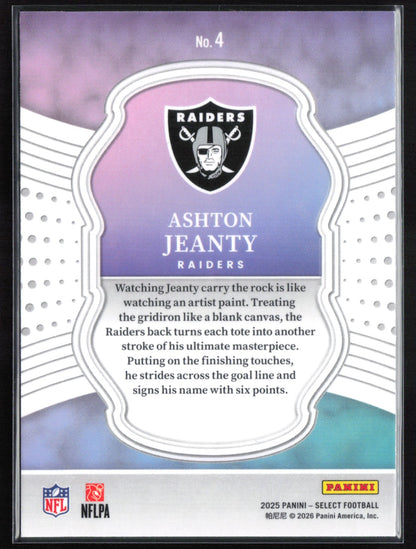 Ashton Jeanty RC Select Certified