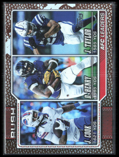 AFC Rushing Leaders (Derrick Henry / Jonathan Taylor / James Cook) Pigskin Parallel