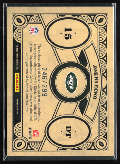 Joe Klecko Game-Worn Jersey /299