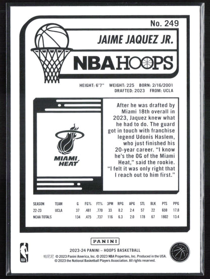 Jaime Jaquez Jr. RC