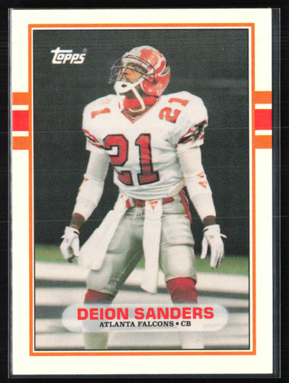 Deion Sanders 1989 Topps Traded
