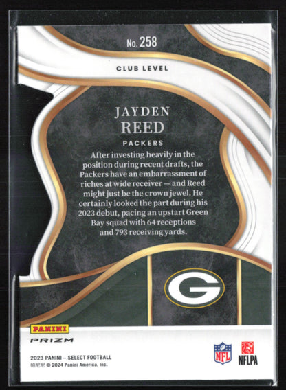 Jayden Reed RC Black Gold Die-Cut