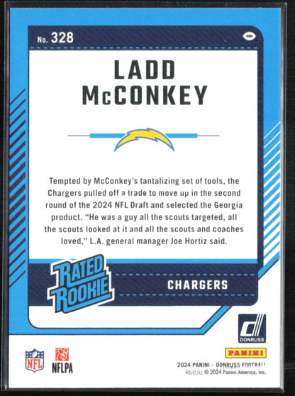 Ladd McConkey RC Green Press Proof