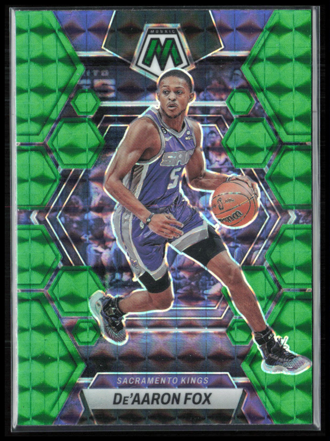 De'Aaron Fox Green Mosaic