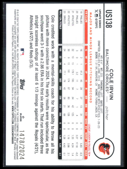 Cole Irvin Gold /2024