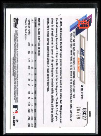 Akil Baddoo RC X-Fractor /99