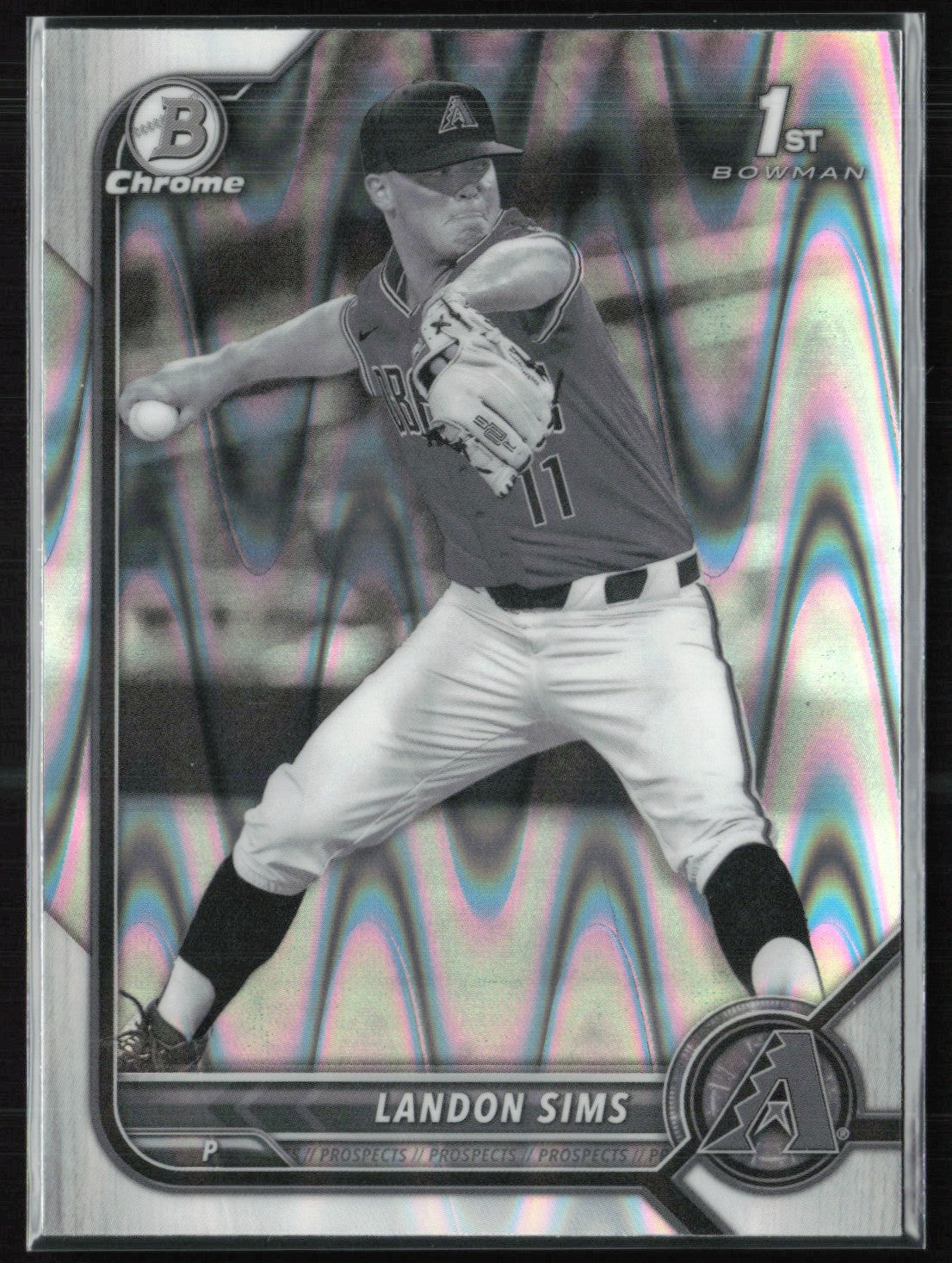 Landon Sims 1st Bowman B&W Raywave