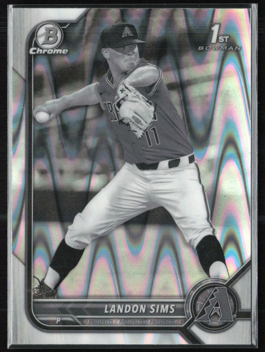 Landon Sims 1st Bowman B&W Raywave