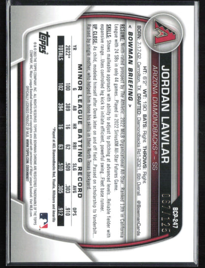 Jordan Lawlar Pink Aqua Wave /125