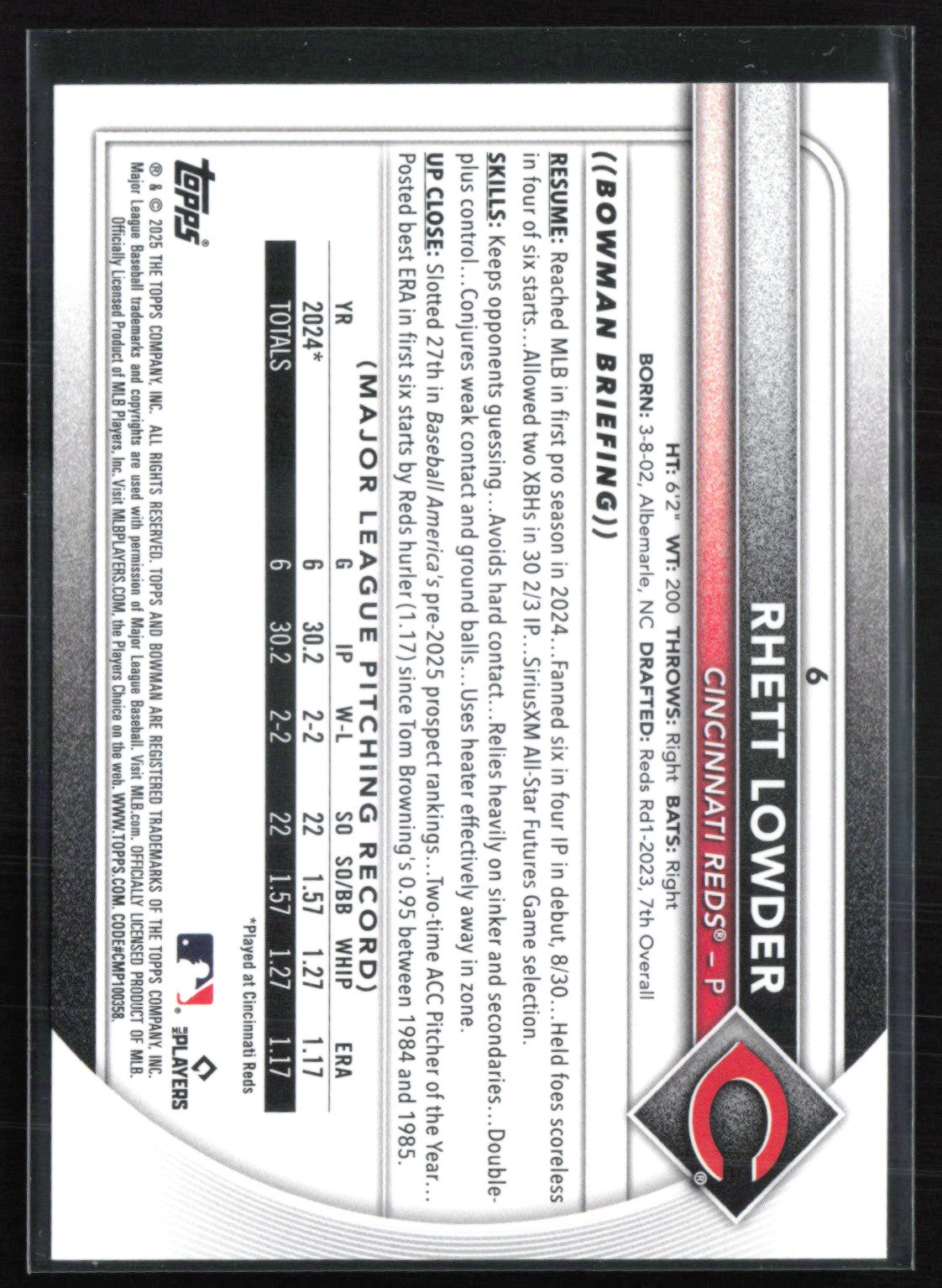 Rhett Lowder RC