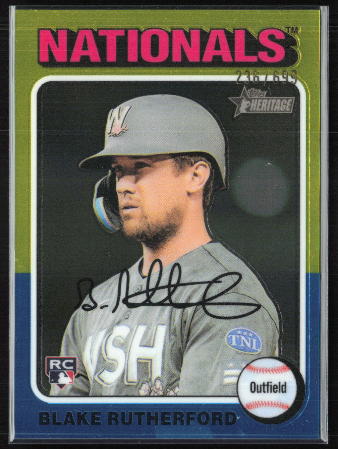 Blake Rutherford RC /699