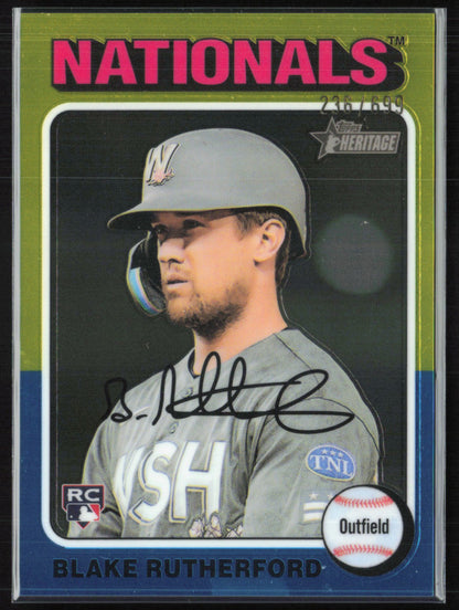 Blake Rutherford RC /699