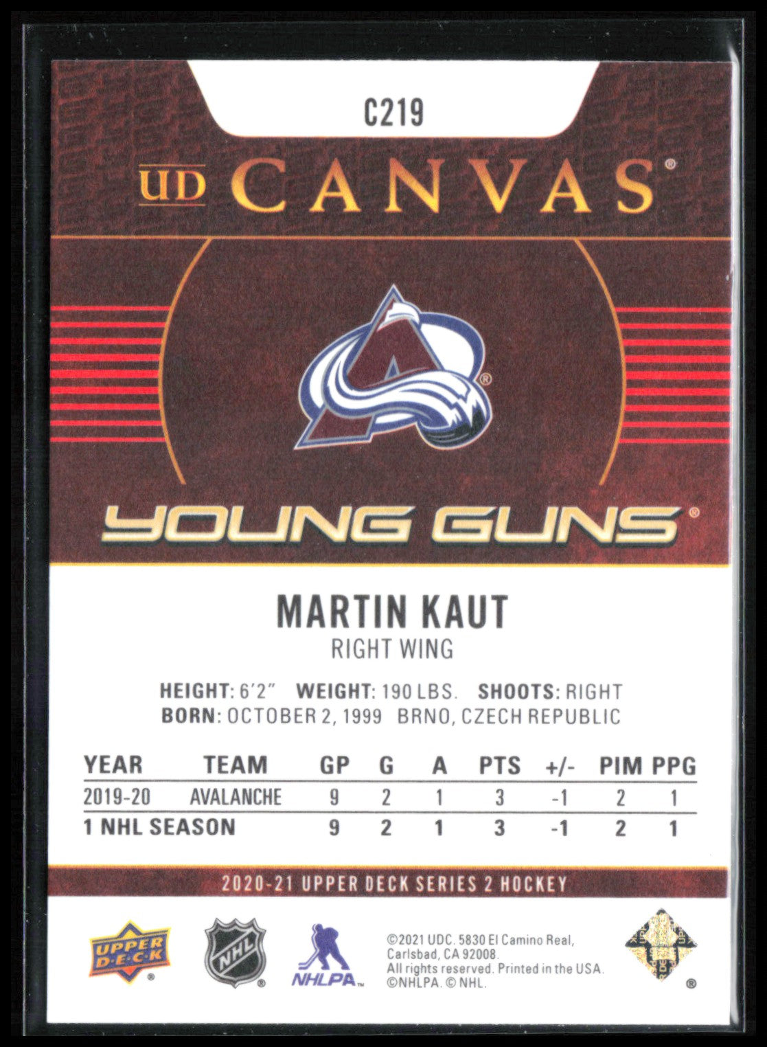 Martin Kaut Young Guns UD Canvas