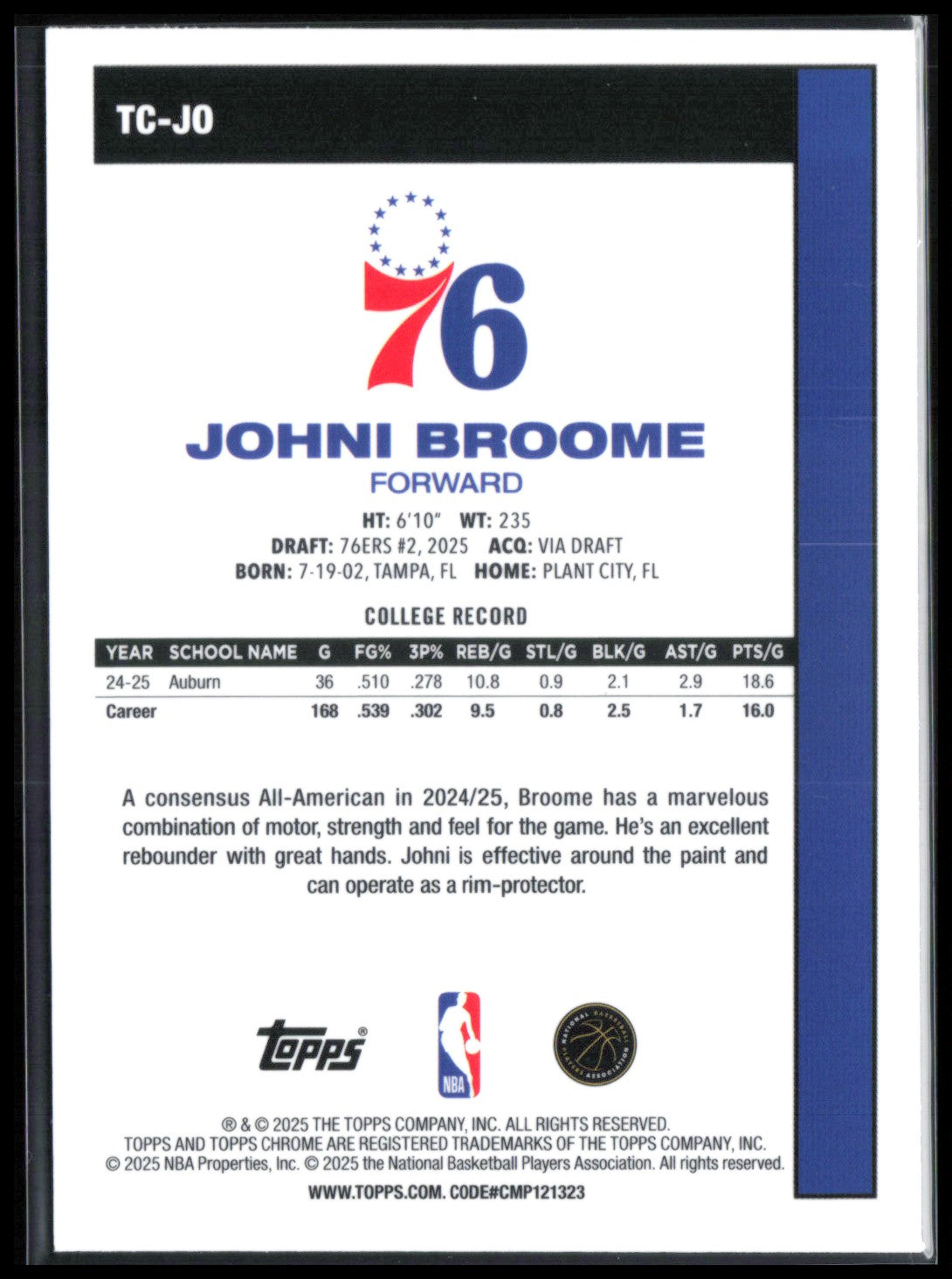 Johni Broome RC Mojo