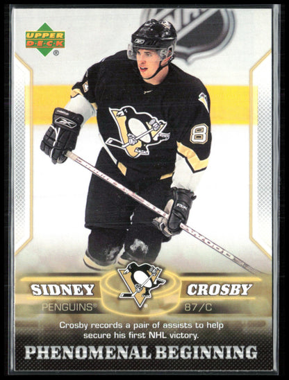 Sidney Crosby Phenomenal Beginning 2005 UD