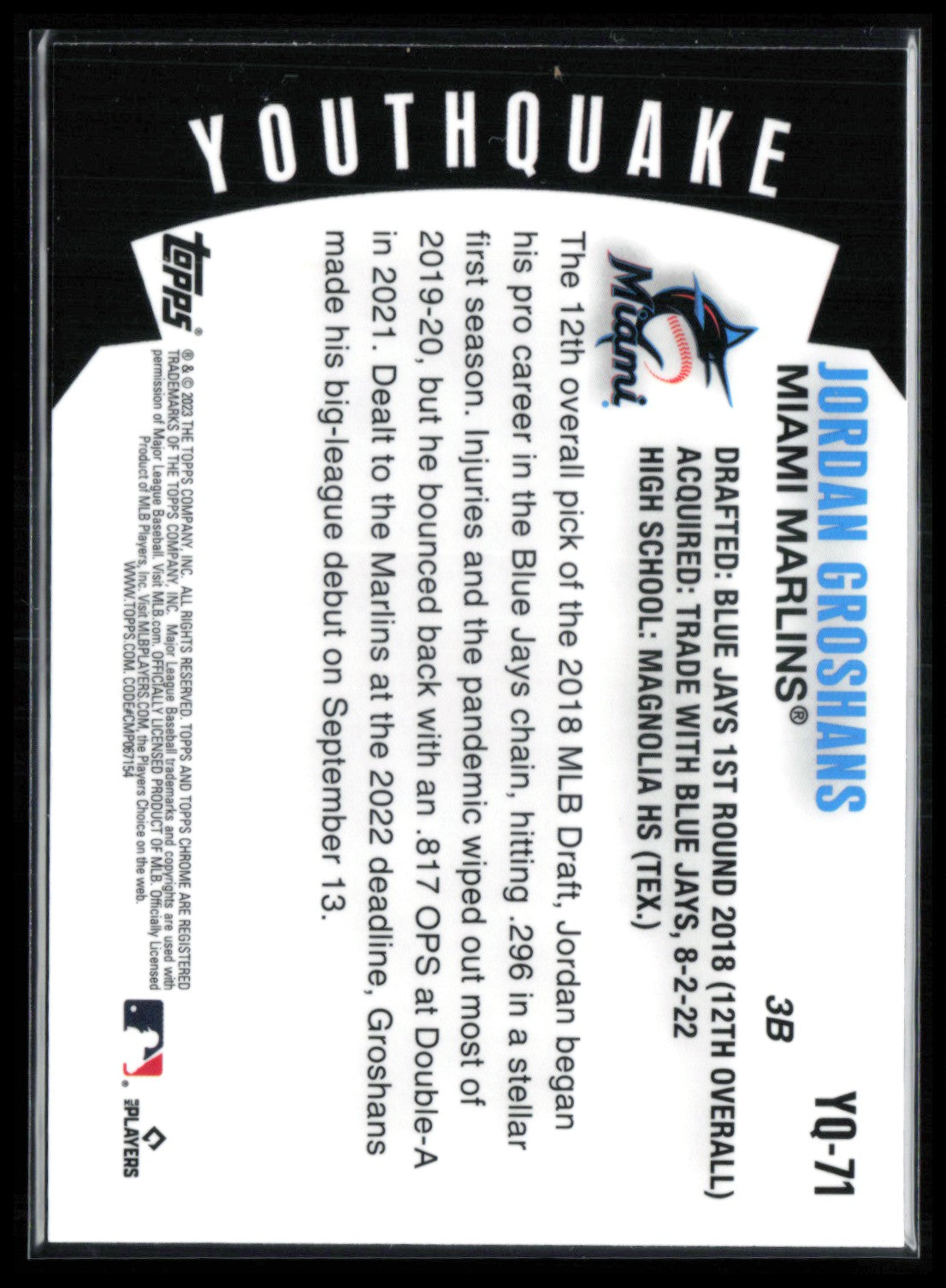 Jordan Groshans RC