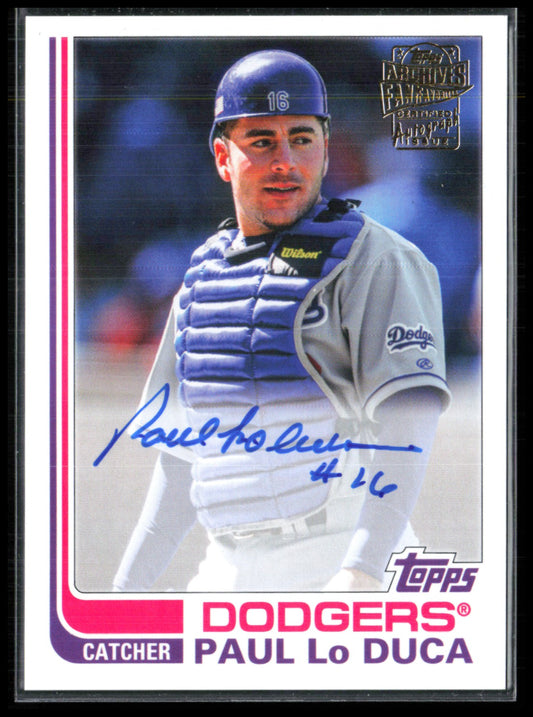 Paul Lo Duca Auto Topps Fan Archives