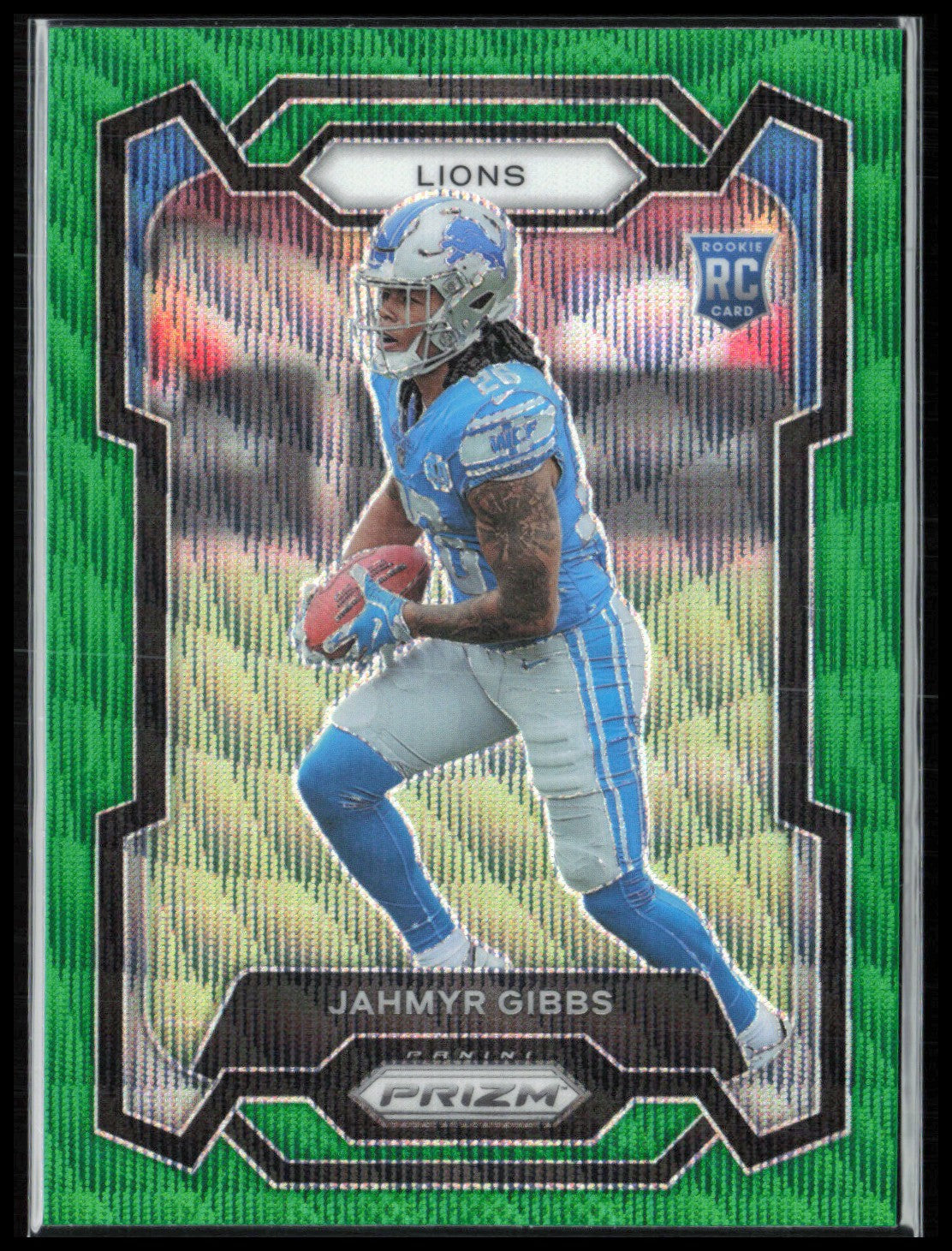 Jahmyr Gibbs RC Green Wave 2023 Prizm