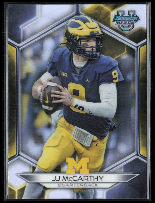JJ McCarthy Refractor 2023 Bowman's Best U