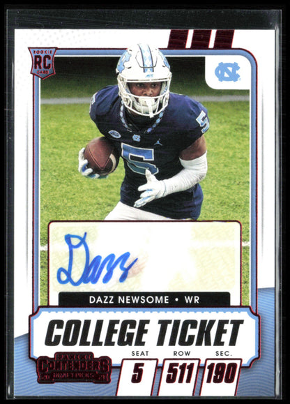 Dazz Newsome RC Auto College Ticket