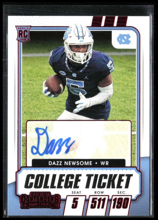 Dazz Newsome RC Auto College Ticket