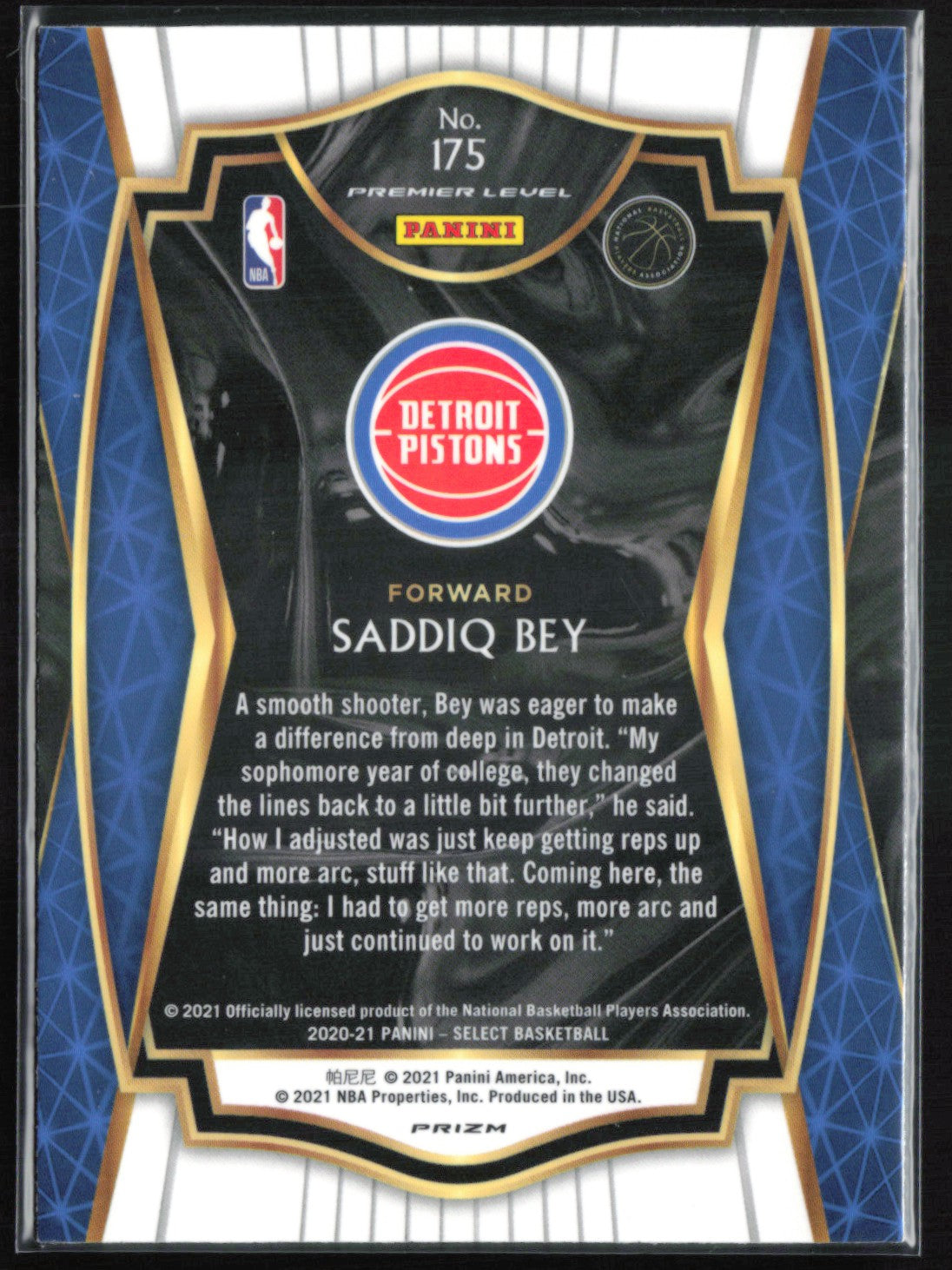 Saddiq Bey RC Tri-Color Shimmer