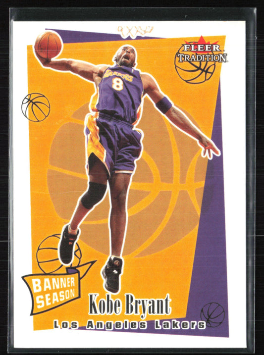 Kobe Bryant Banner Season 2003 Fleer Tradition