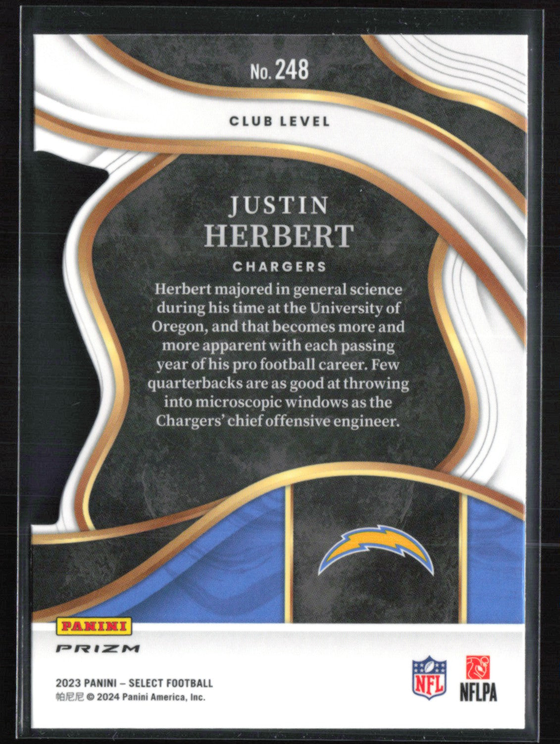 Justin Herbert RWB Die-Cut