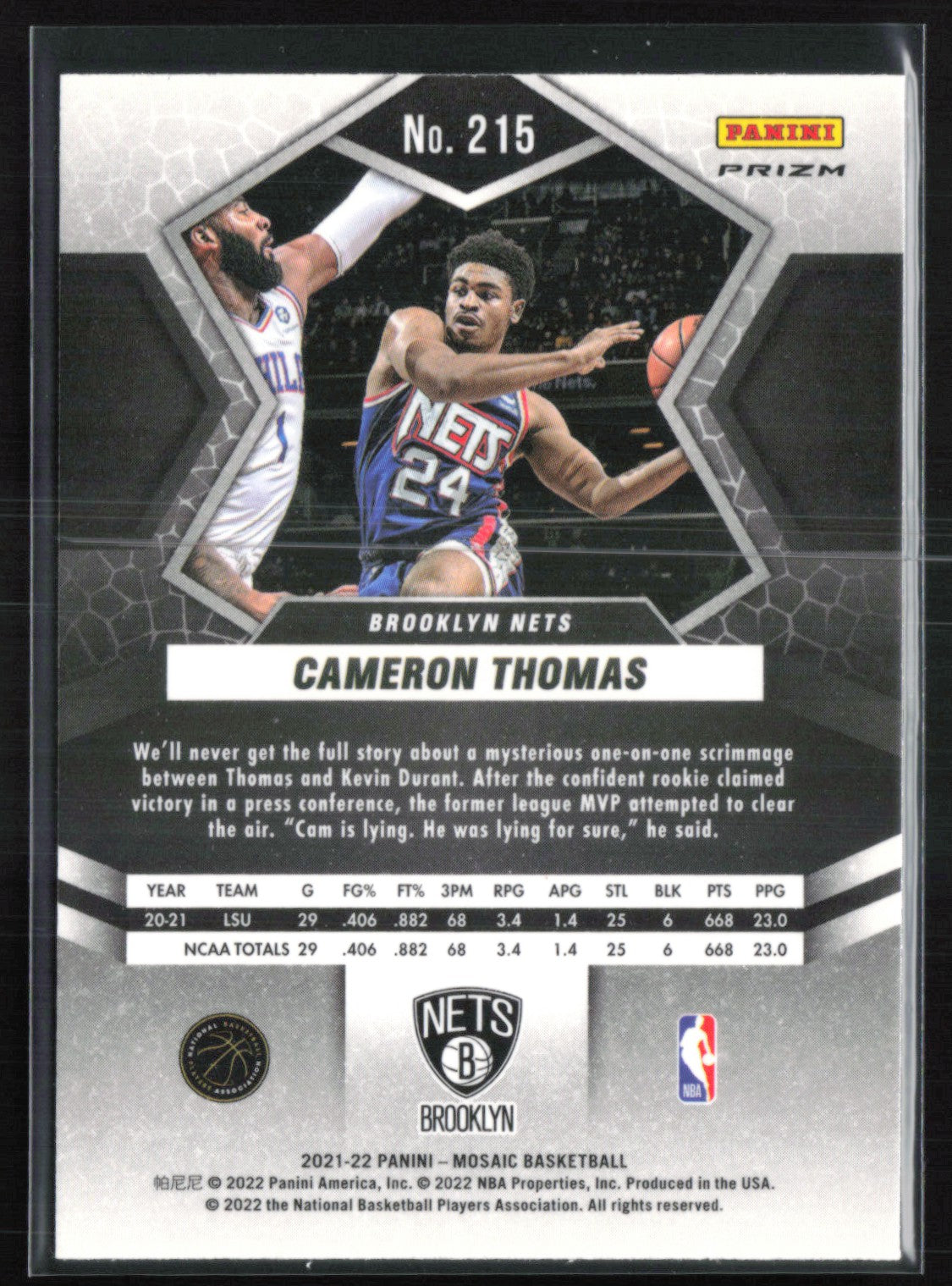 Cameron Thomas RC Green Mosaic