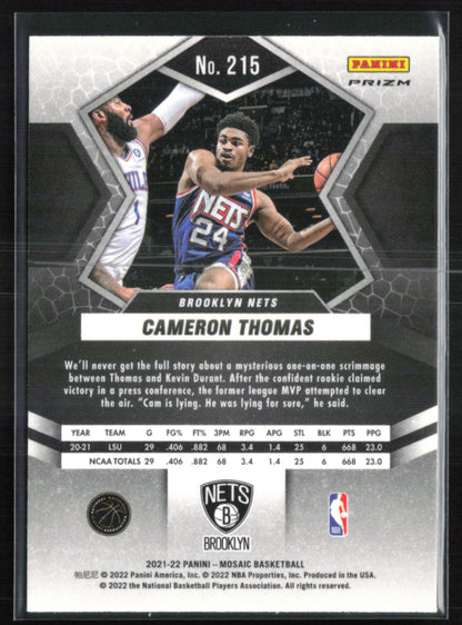 Cameron Thomas RC Green Mosaic