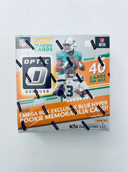 2020 Donruss Optic Football Mega Box Factory Sealed (Walmart)