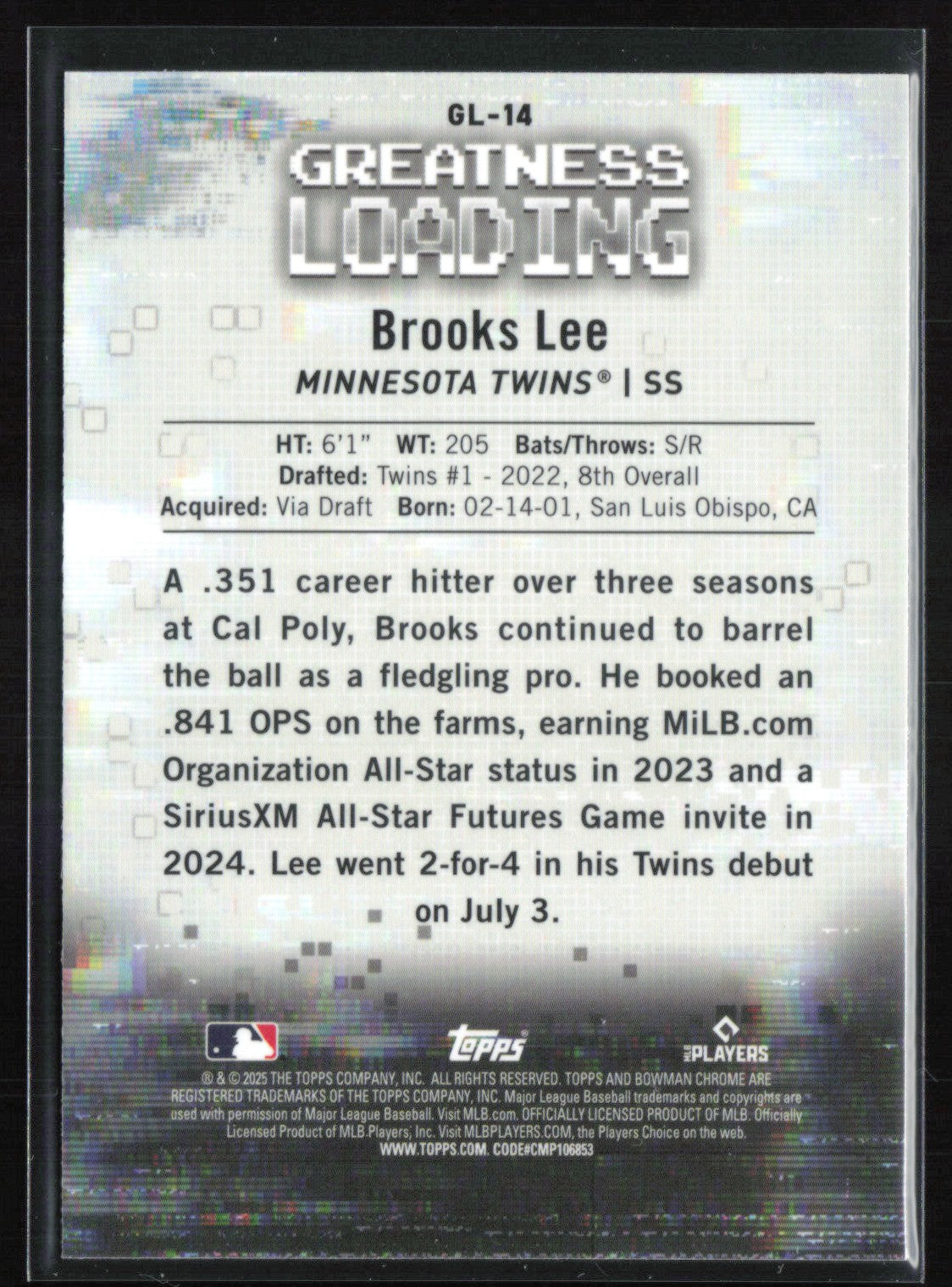 Brooks Lee RC Greatness Loading