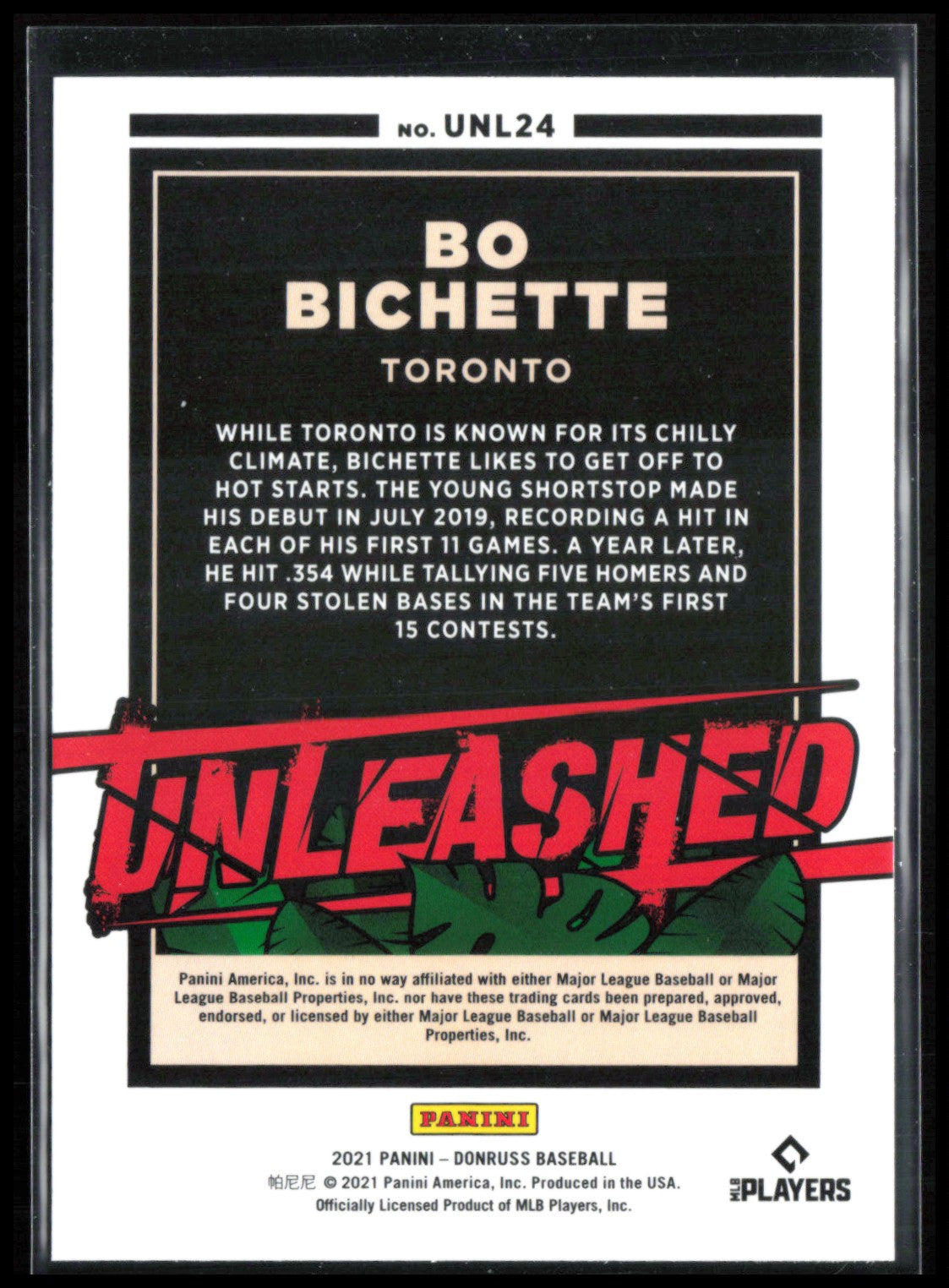 Bo Bichette Unleashed Rapture