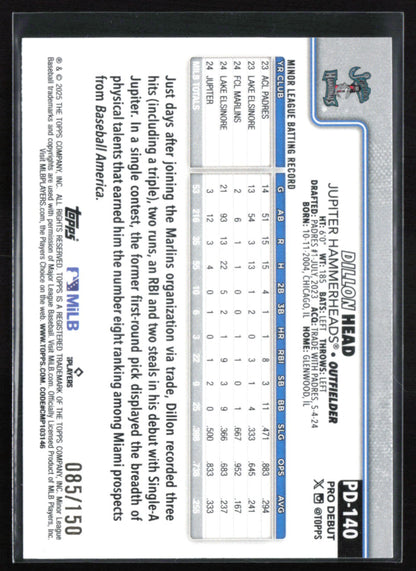 Dillon Head /150 Blue