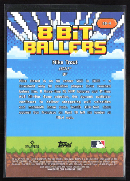 Mike Trout 8 Bit Ballers