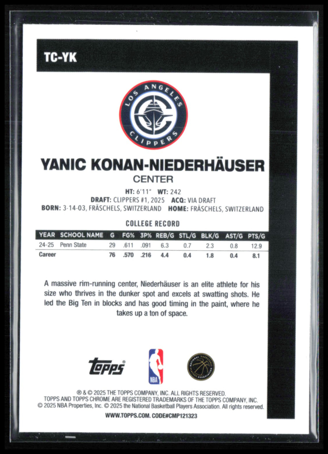 Yanic Konan-Niederhauser RC Mojo
