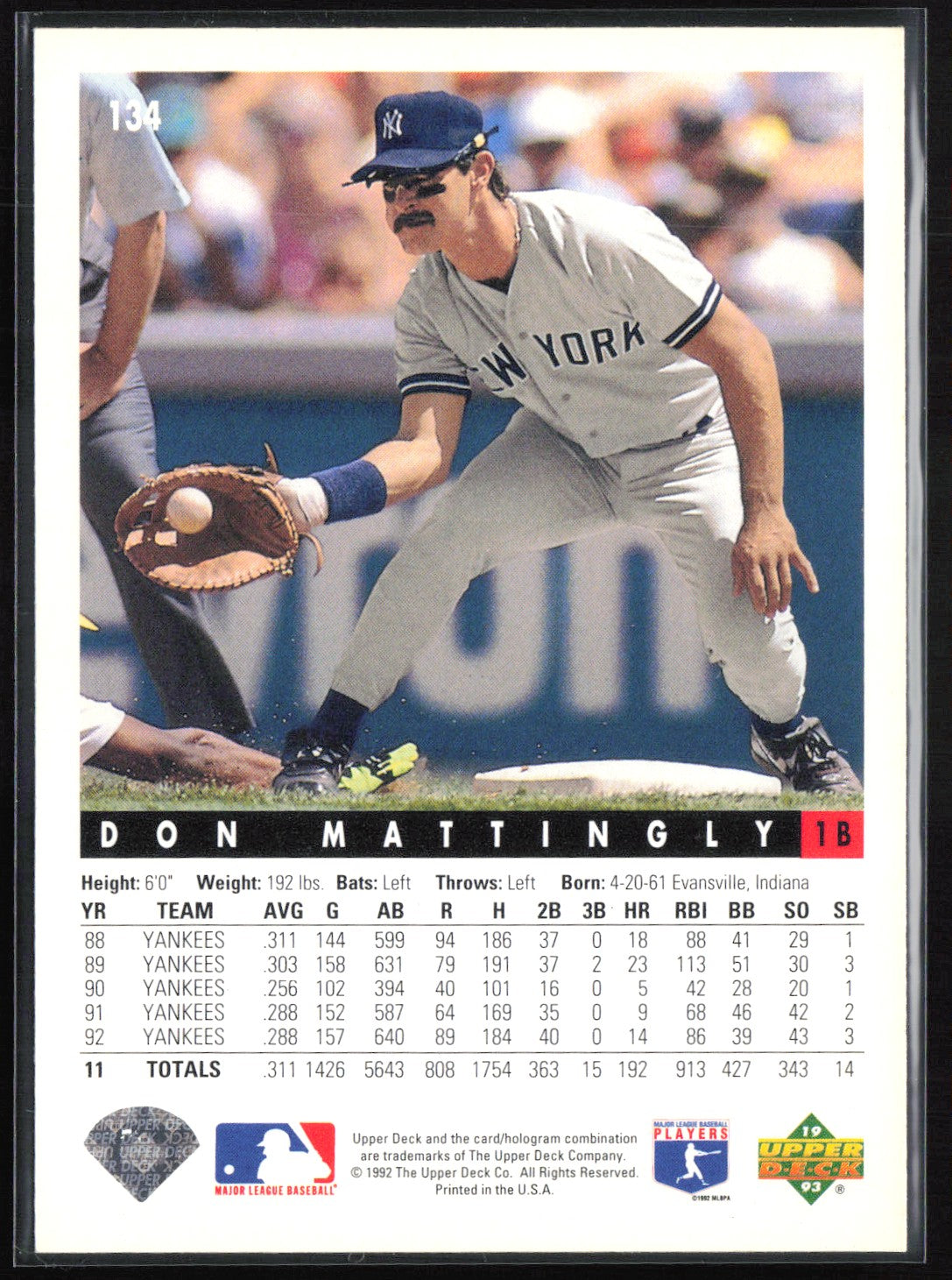 Don Mattingly 1993 UD