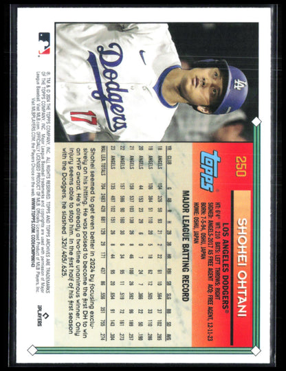 Shohei Ohtani 2024 Topps Endcap Parallel