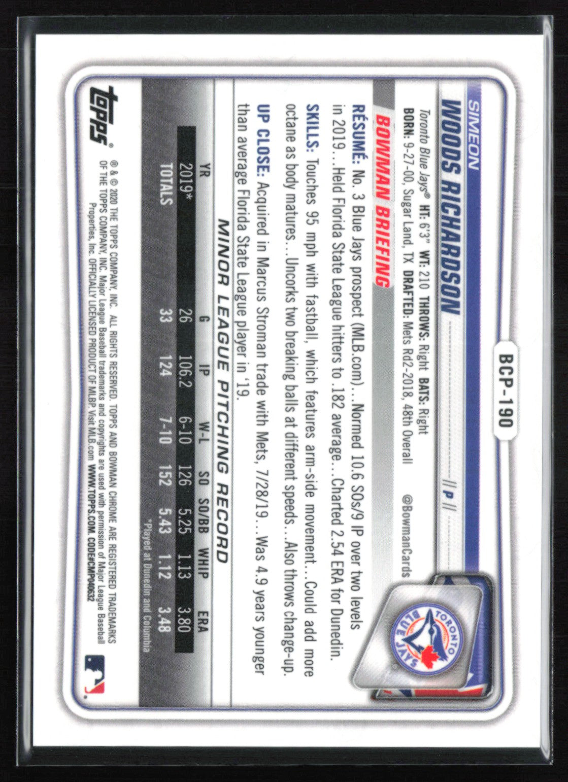 Simeon Woods Richardson Green /99