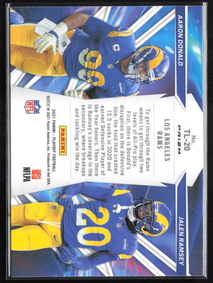 Aaron Donald/Jalen Ramsey Red Prizm